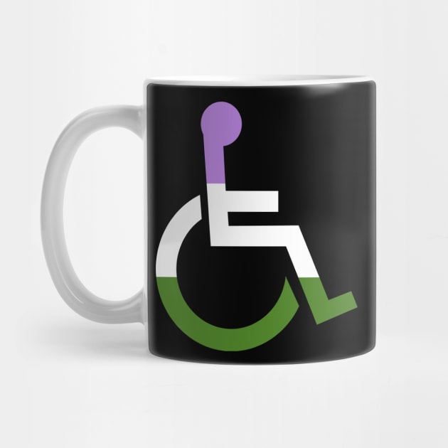 Disabled Genderqueer Pride by NatLeBrunDesigns